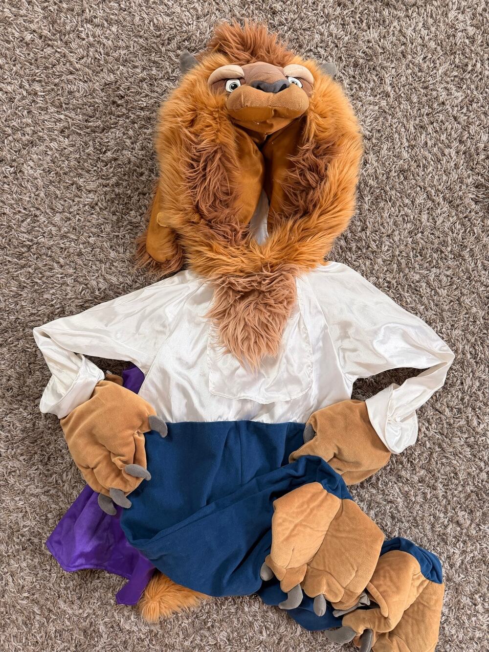 Disney Store Kids Beauty and the Beast Costume Size XS Full Body